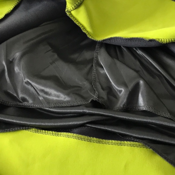 Lollipop By dieu Designer Club yellow gray fitted sleeveless dress line - Picture 11 of 12